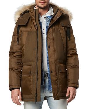 Andrew Marc Tripp Removable Faux Fur Hooded Parka Product Image