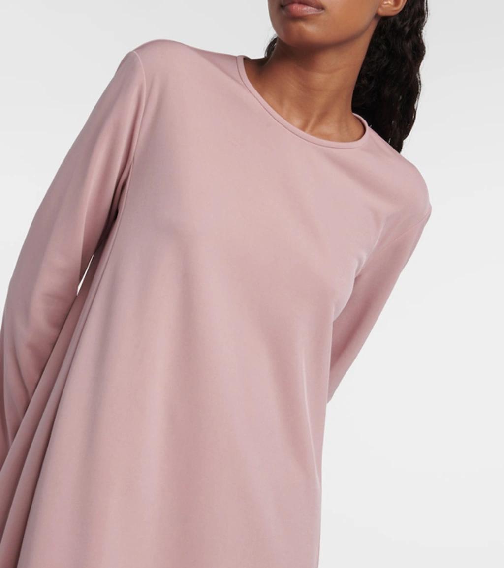 MAX MARA Quarto Jersey Minidress In Pink Product Image