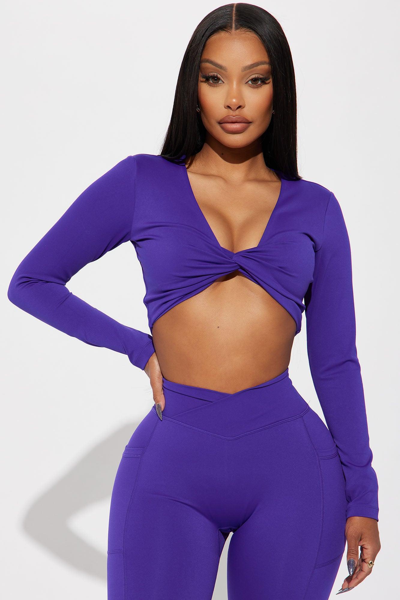 Amara Active Top - Plum Product Image