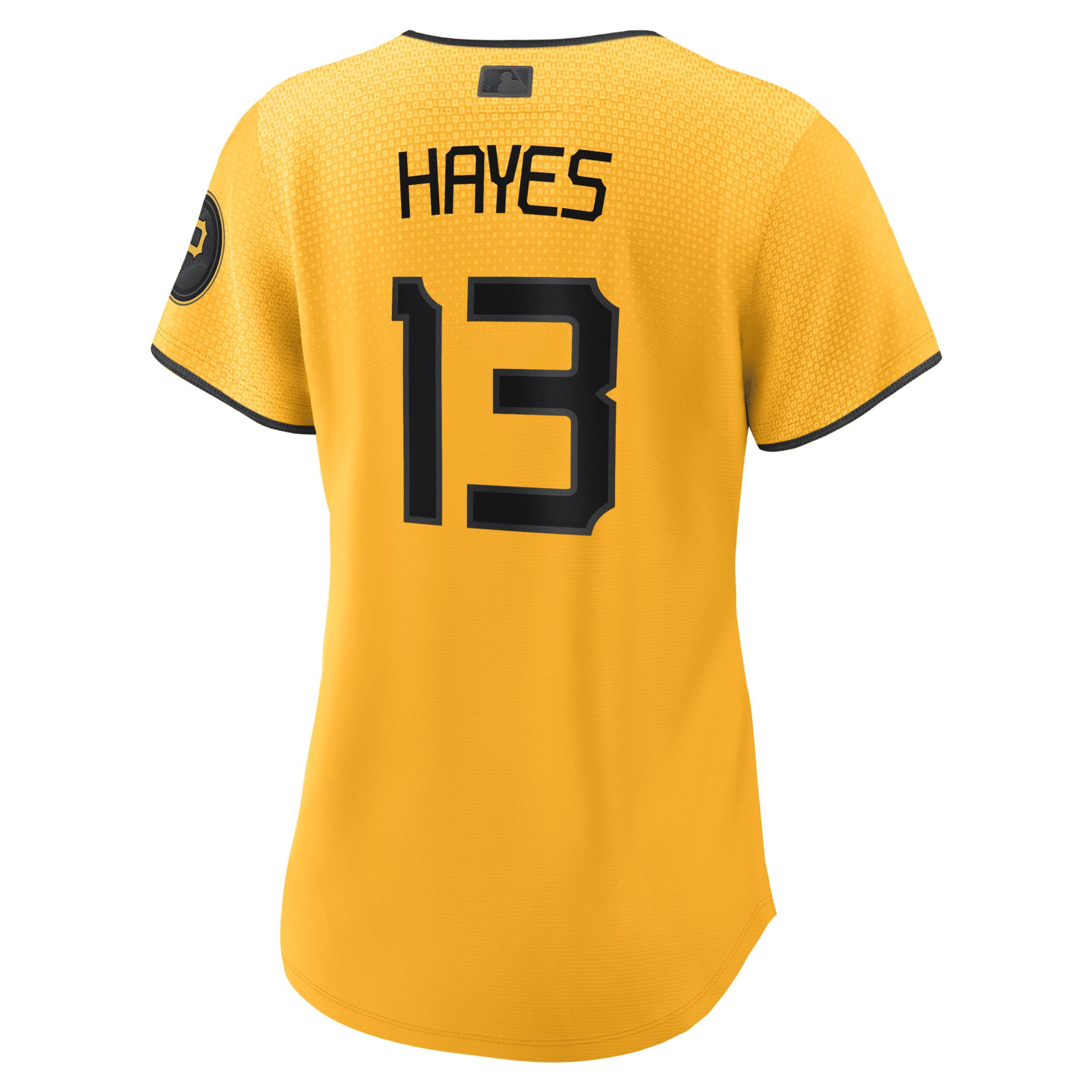 Nike Men's MLB Pittsburgh Pirates City Connect (Ke'Bryan Hayes) Replica Baseball Jersey Product Image