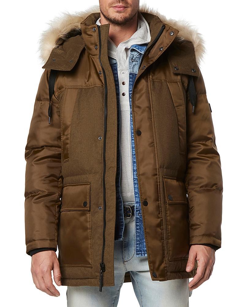 Andrew Marc Tripp Removable Faux Fur Hooded Parka Product Image