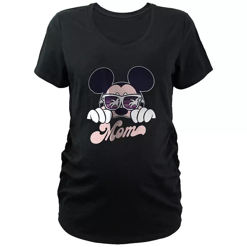 Disneys Mickey Mouse Cool Mom Maternity Graphic Tee, Womens Product Image