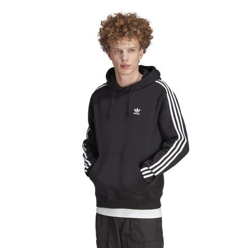 adidas Originals Mens adidas Originals 3 Stripe Fleece Hoodie - Mens Product Image