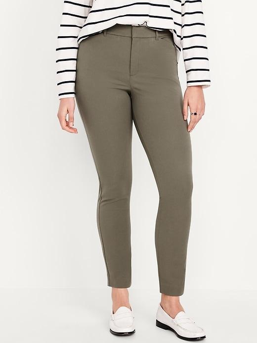 High-Waisted Pixie Skinny Ankle Pants Product Image