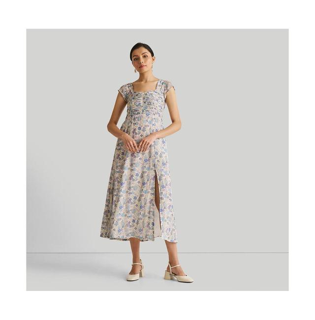 Ruched Maxi Womens Dress Product Image