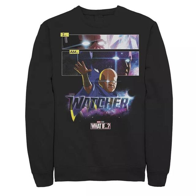 Mens Marvel What If The Watcher Panel Poster Sweatshirt, Boys Product Image