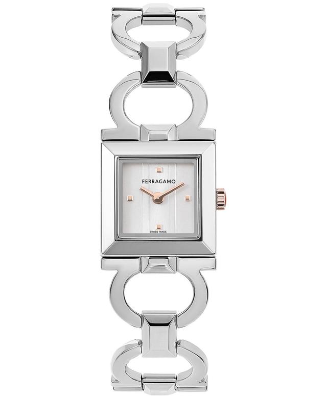 FERRAGAMO Double Gancini Square Bracelet Watch, 25mm Product Image