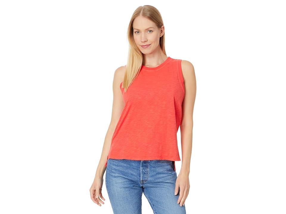 Mod-o-doc Rib Mix Long Tank Women's Clothing Product Image