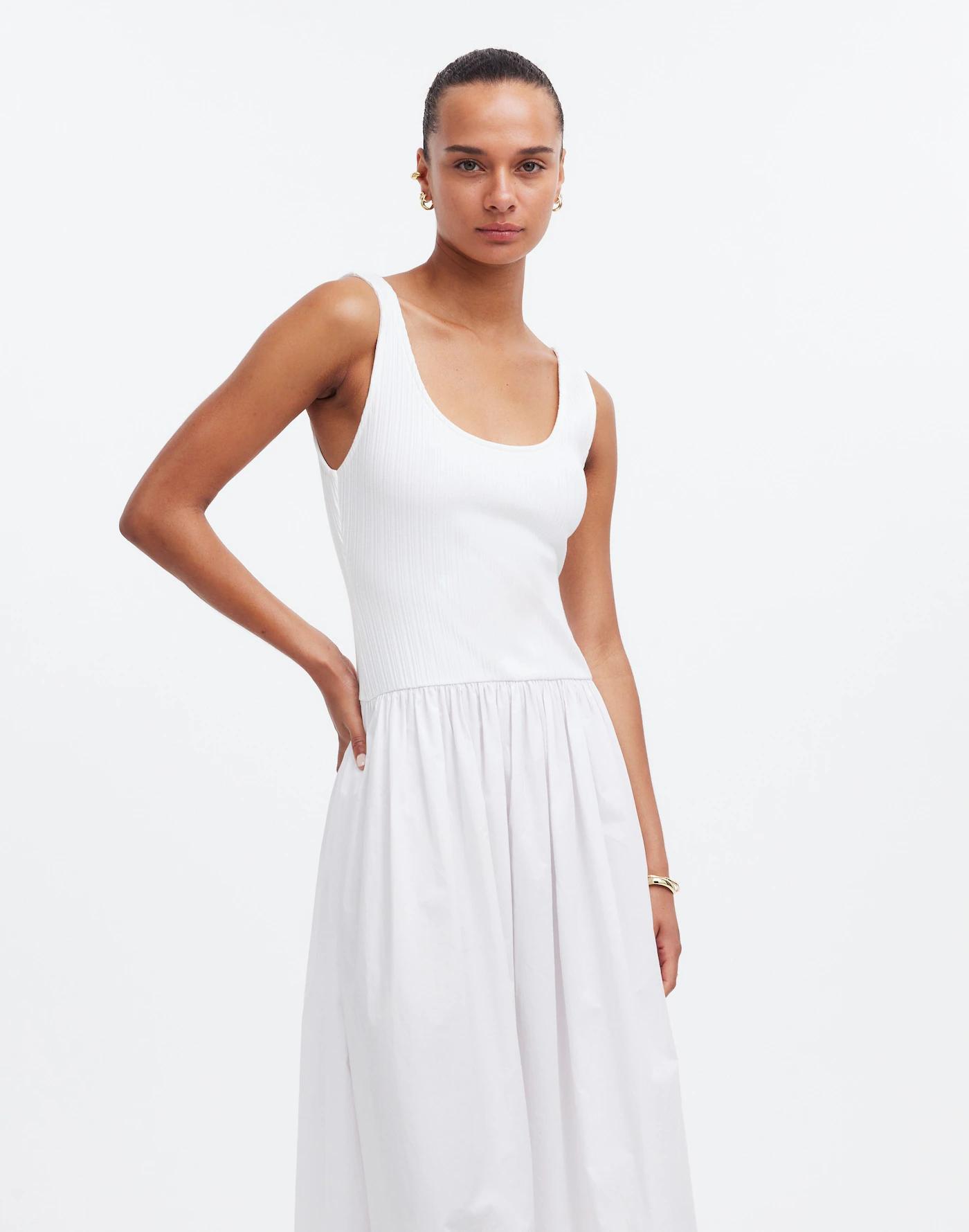 Drop-Waist Tank Midi Dress Product Image