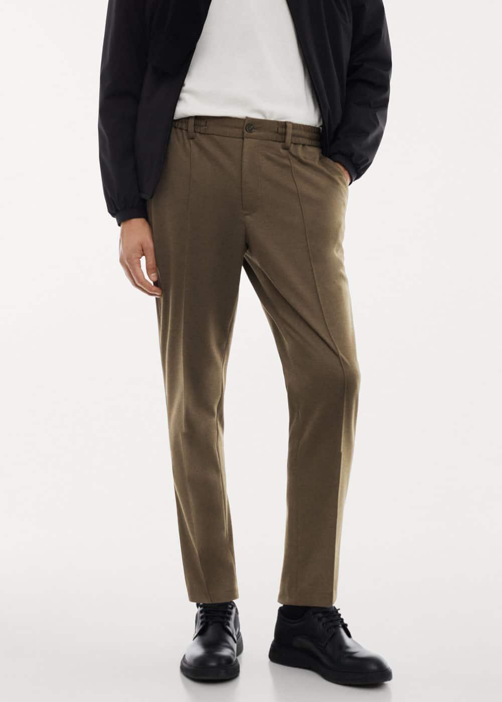 MANGO MAN - Crease-resistant slim-fit pants khakiMen Product Image