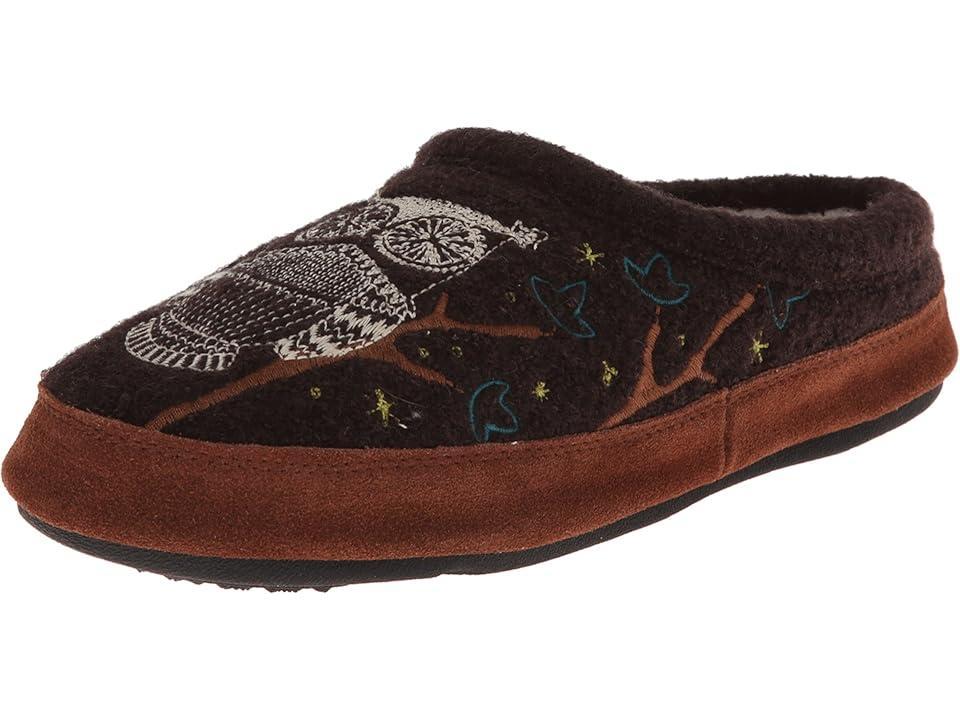 Acorn Forest Mule (Chocolate Owl) Women's Slippers Product Image