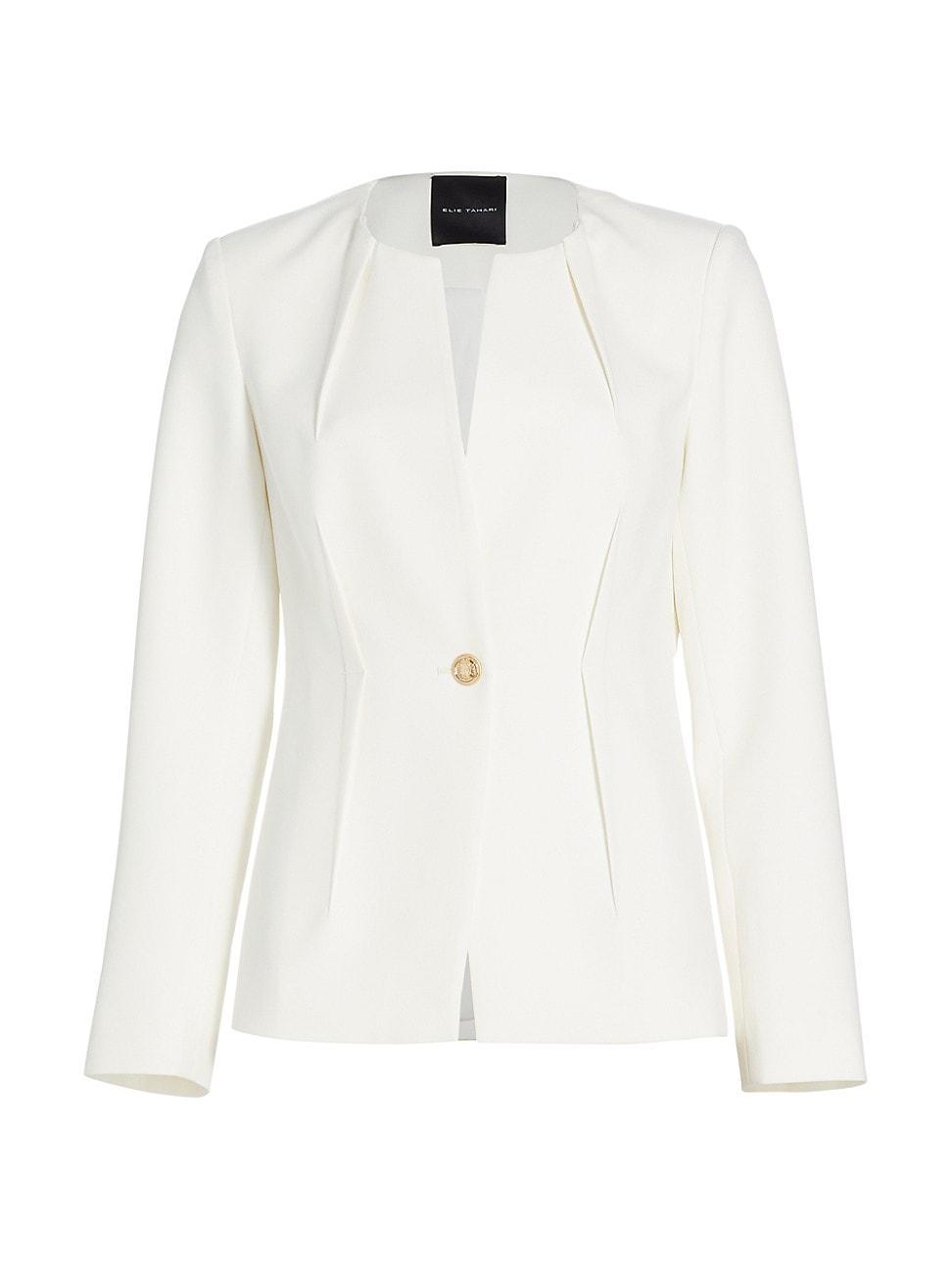 Womens The Zion Pleated Blazer Product Image