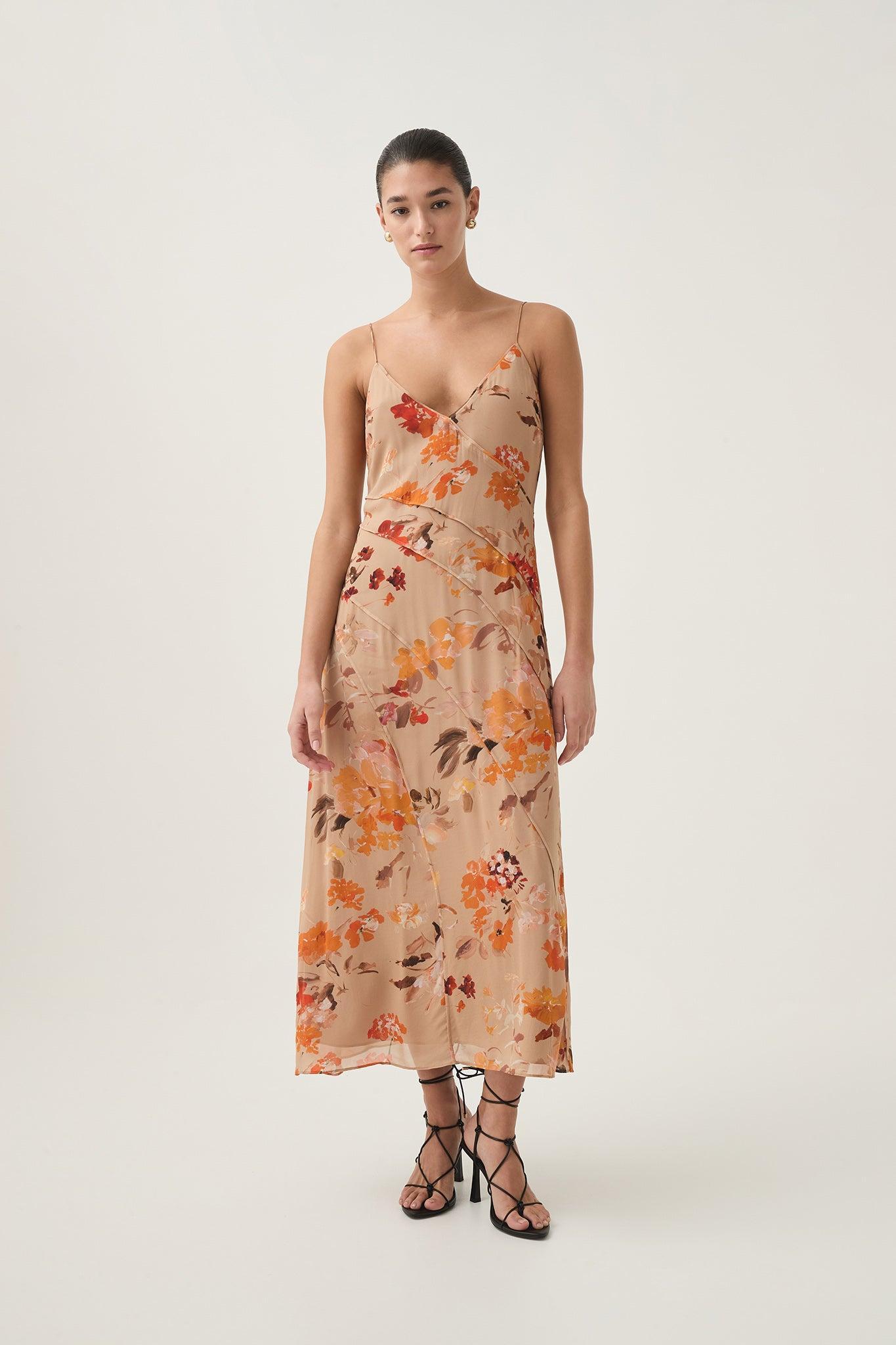 Exurbia Seamed Midi Dress Product Image