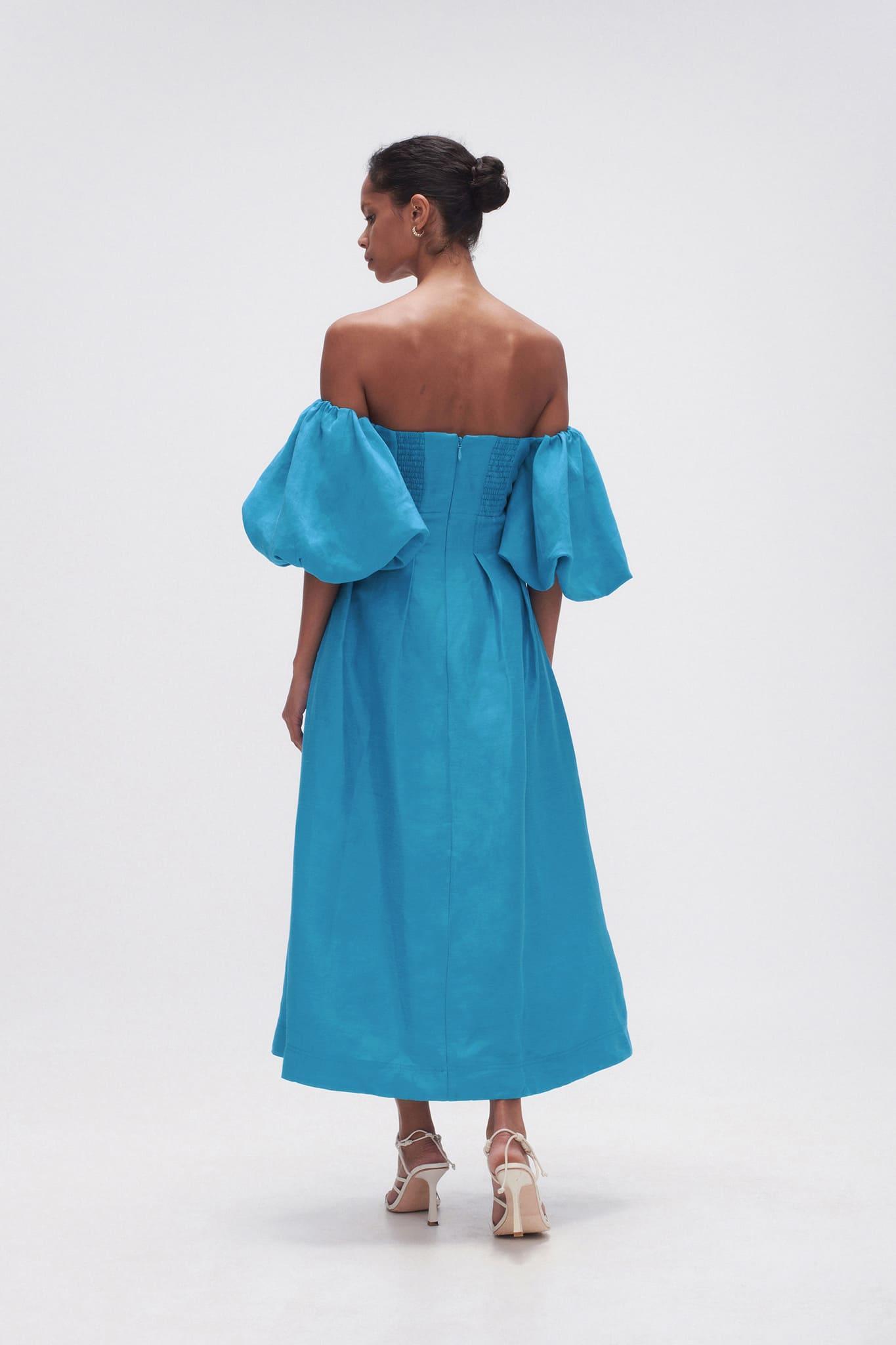 Eugenie Off Shoulder Midi Dress Product Image