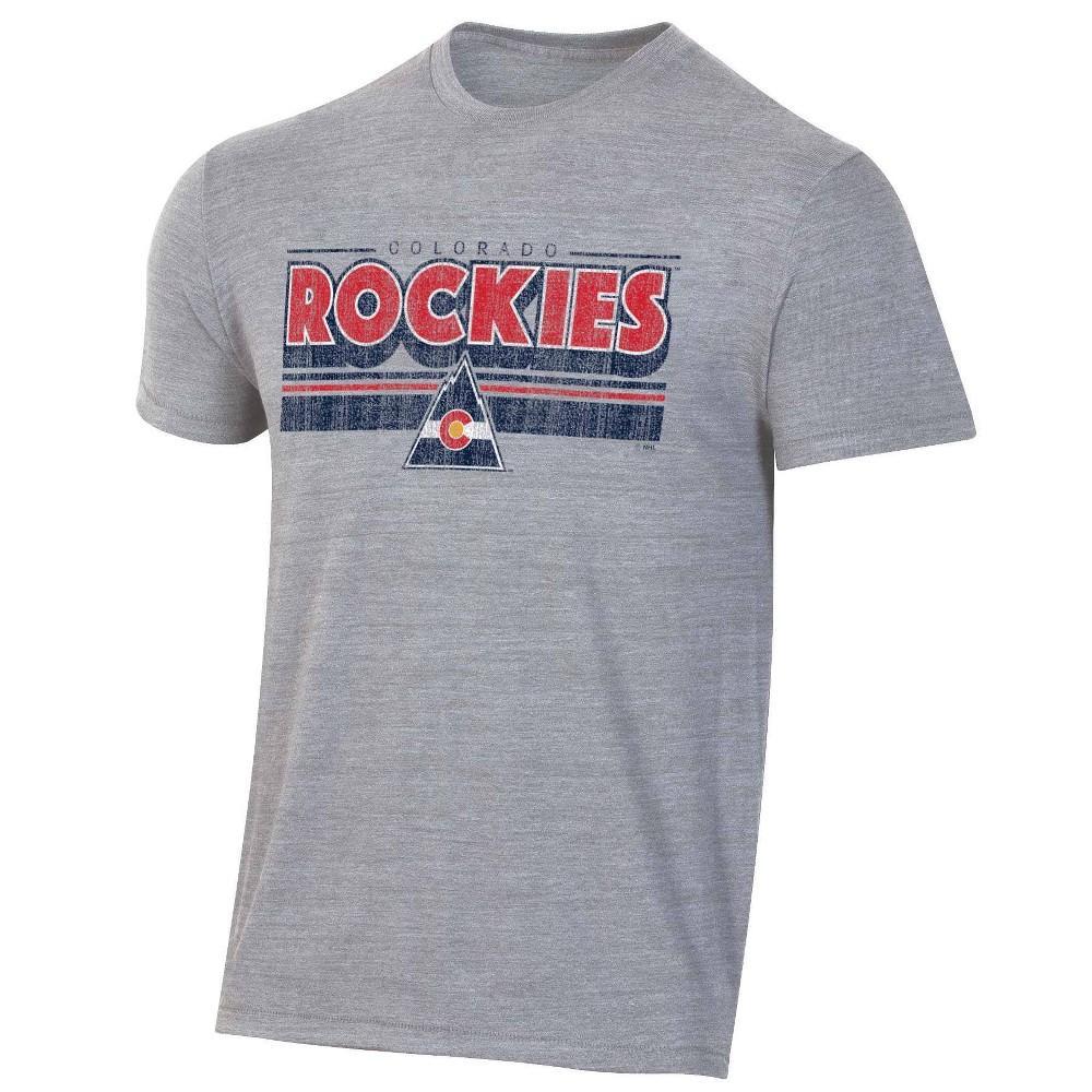 NHL Colorado Rockies Mens Vintage Tri-Blend T-Shirt Product Image