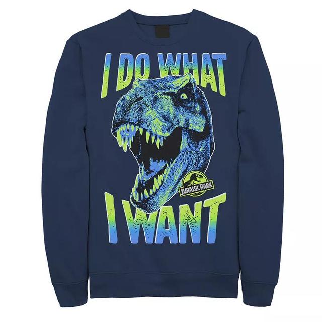 Mens Jurassic Park T-Rex I Do What I Want Sweatshirt Product Image