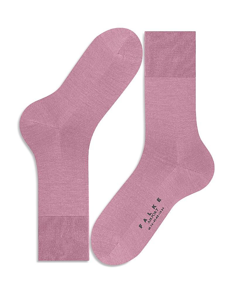 Falke Merino Airport Crew Socks with Cotton Lining (Nutmeg Melange) Men's Low Cut Socks Shoes Product Image