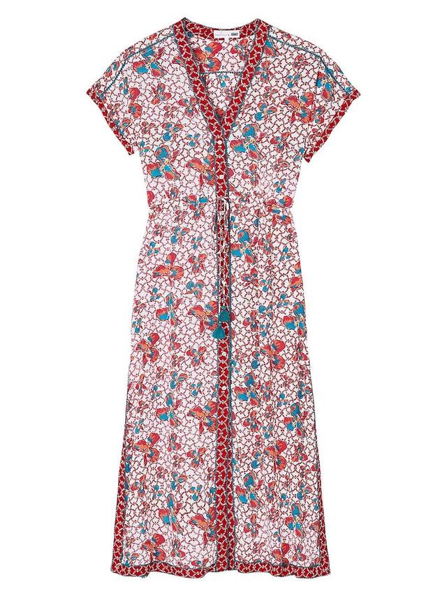 Womens Mya Floral Midi-Dress Product Image