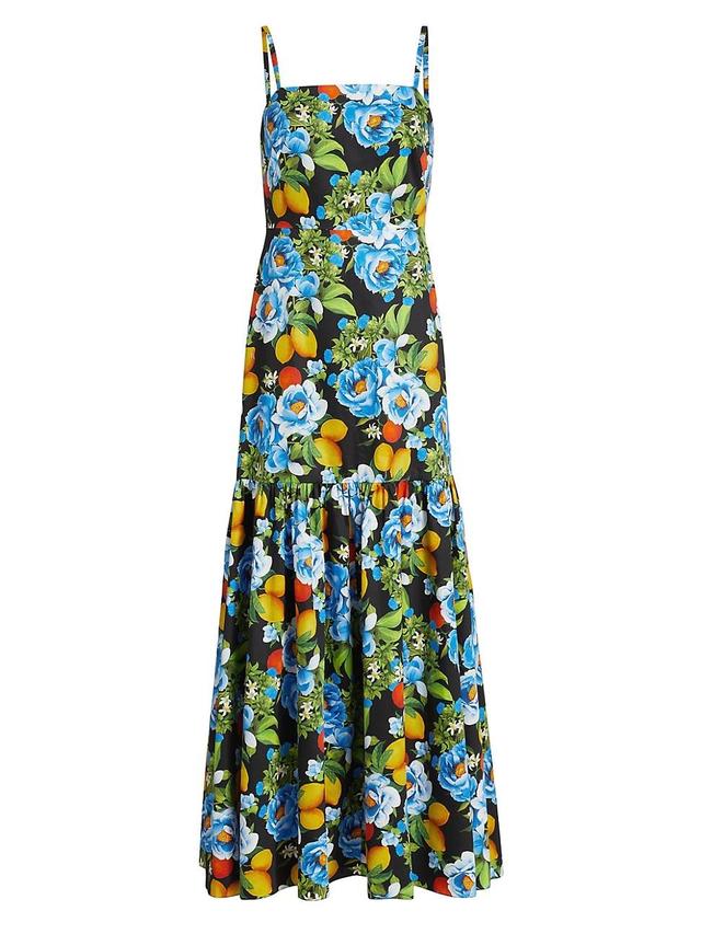 Womens Cordiela Silk Floral Maxi Dress Product Image