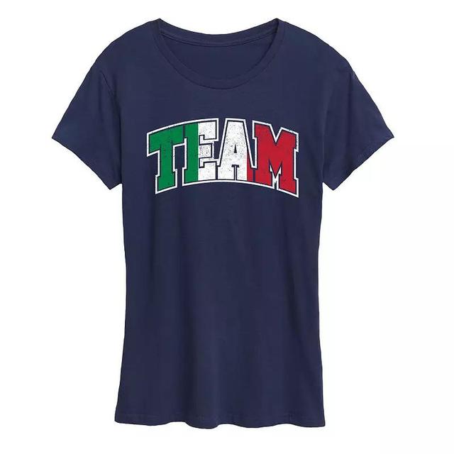 Womens Team Italy Graphic Tee Product Image