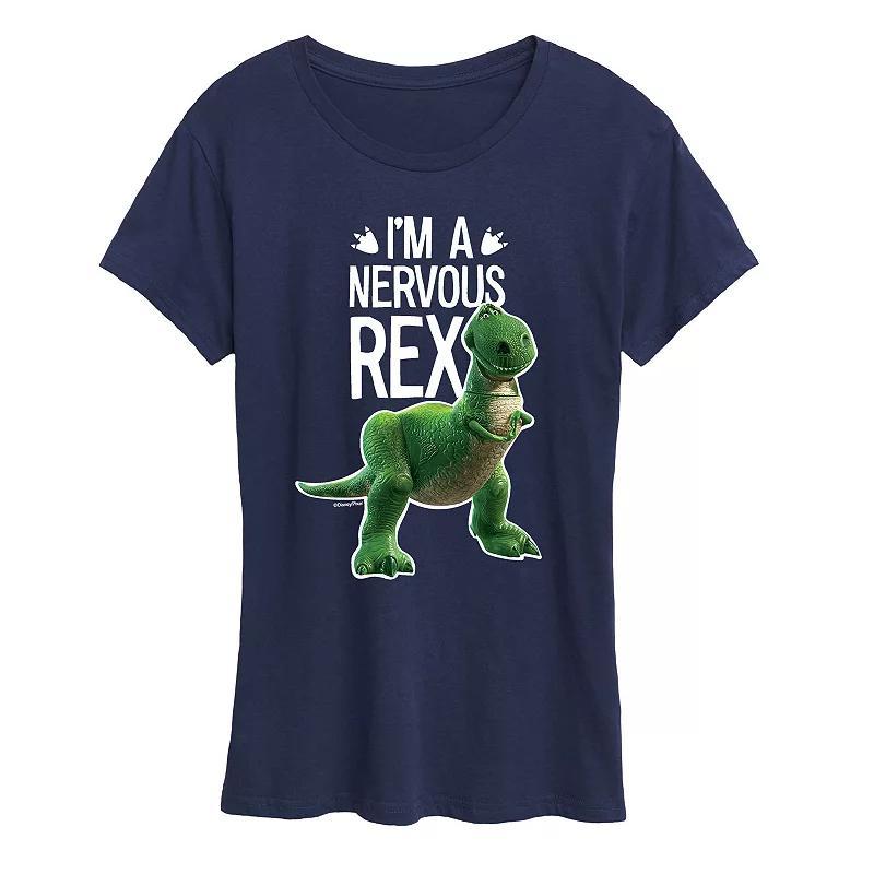 Disney / Pixars Toy Story Womens Nervous Rex Graphic Tee, Girls Product Image