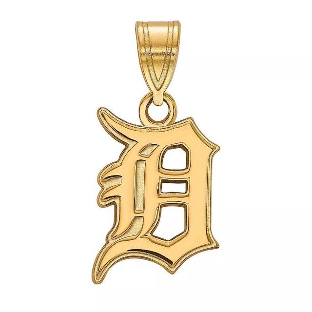 LogoArt 10k Gold Detroit Tigers Medium Pendant, Womens Product Image