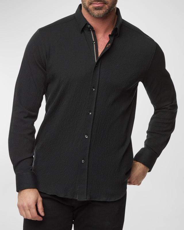 Mens Hammond Textured Sport Shirt Product Image