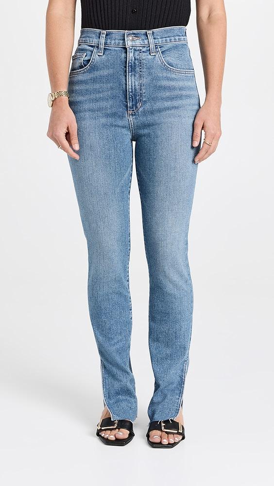 Favorite Daughter Petite Valentina Shortie Jeans | Shopbop Product Image