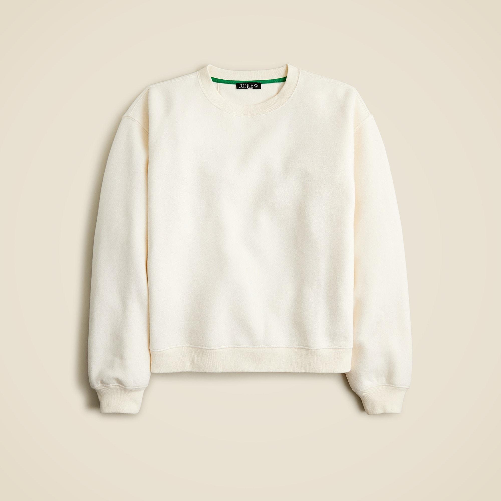 Heritage fleece cropped sweatshirt Product Image