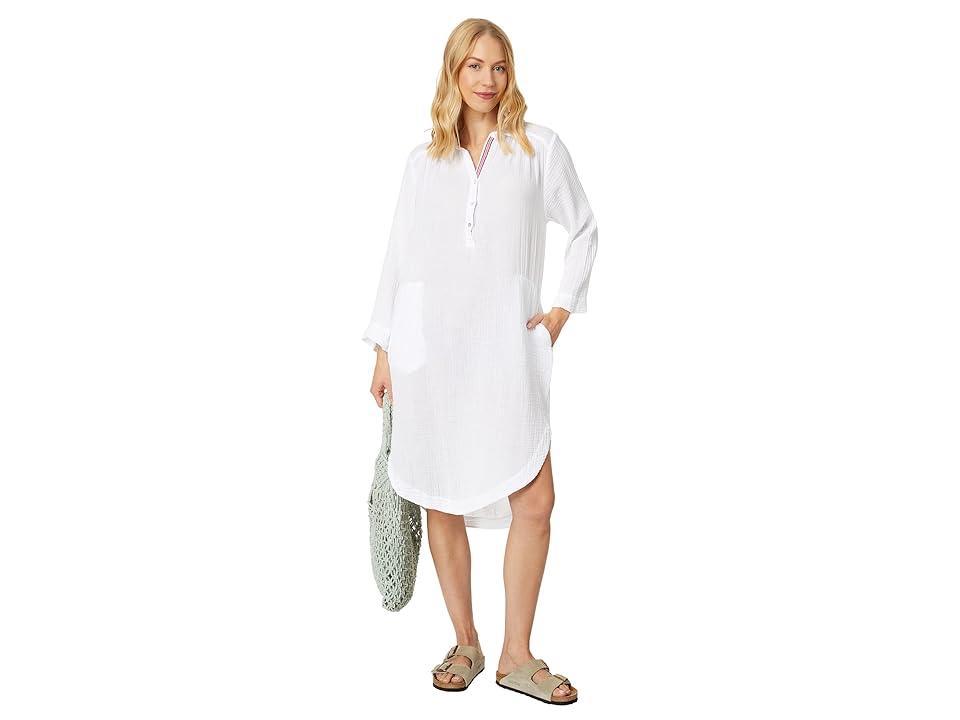 SUNDRY Long Sleeve Shirttail Dress Women's Clothing Product Image