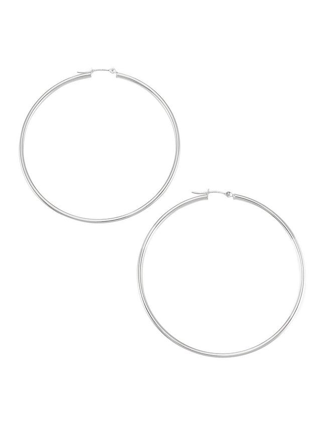 Womens 14K Gold Hoop Earrings Product Image