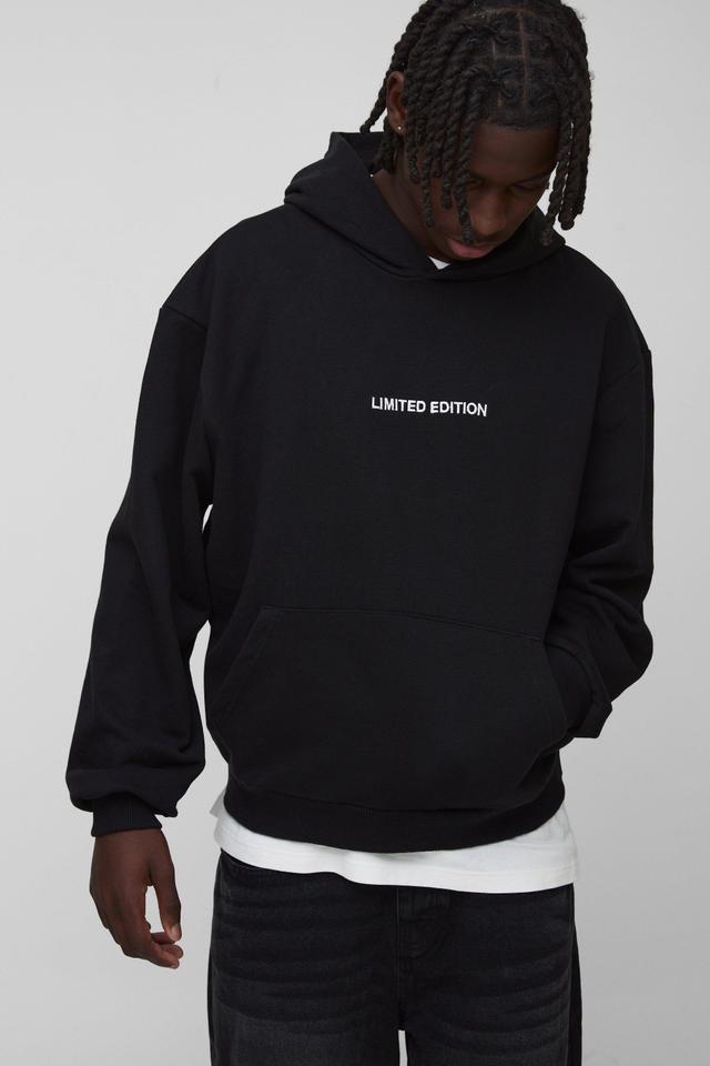 Oversized Boxy Heavyweight Limited Hoodie | boohooMAN USA Product Image