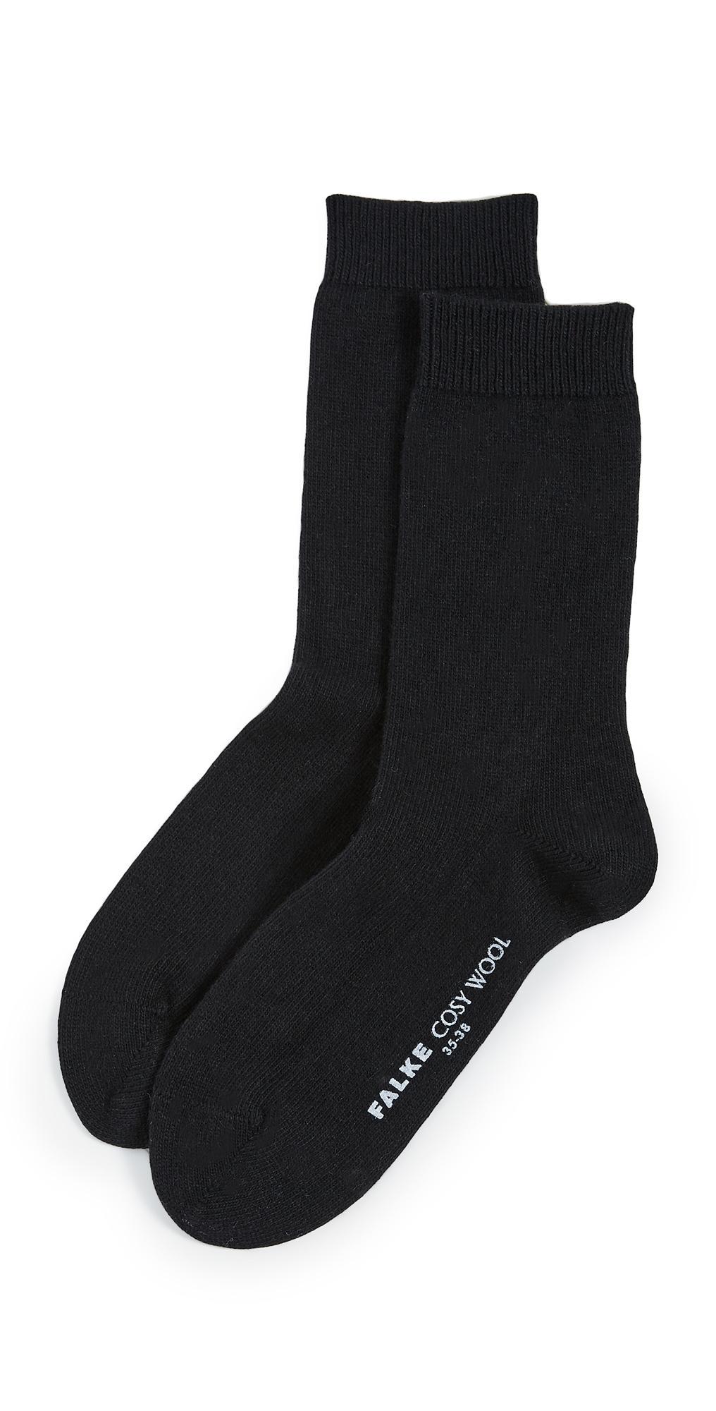 Cashmere & Wool-Blend Cozy Socks Product Image