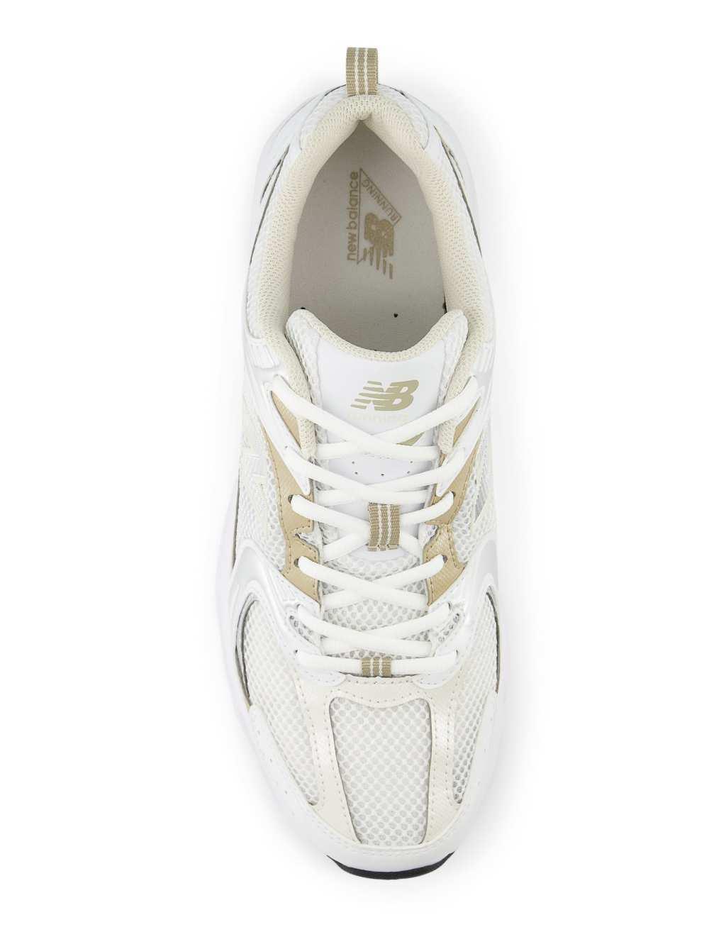 New Balance 530 sneakers in white and gold detail Product Image