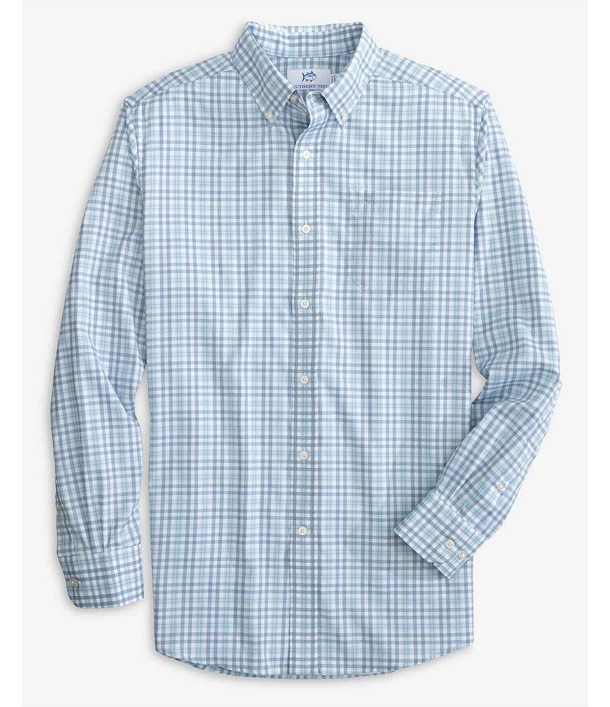 Southern Tide Brrr° Intercoastal Performance Stretch Haywood Plaid Long Sleeve Woven Shirt Product Image