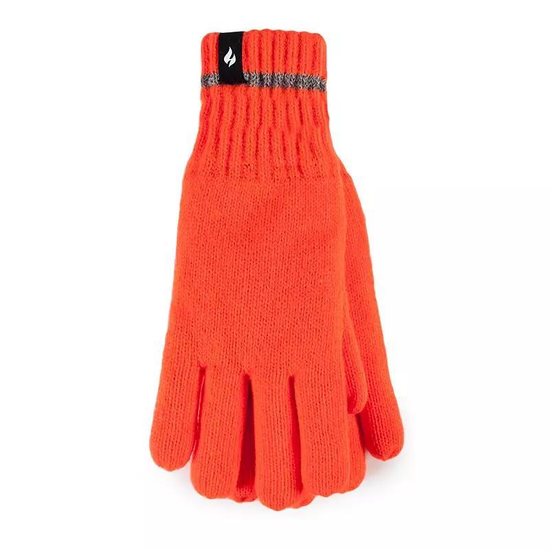 Mens Heat Holders Heatweaver Lined Reflective Stripe Gloves with Grippers Product Image