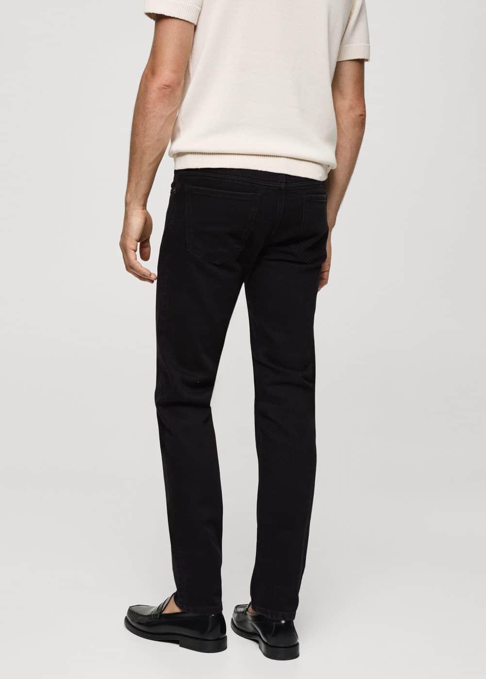 MANGO MAN - Jan slim-fit jeans black denimMen Product Image