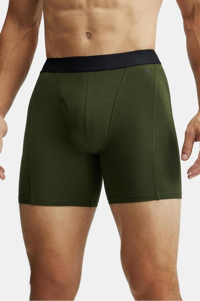 Fabletics Men The 24-7 Boxer Brief male Olive Green Size L Product Image