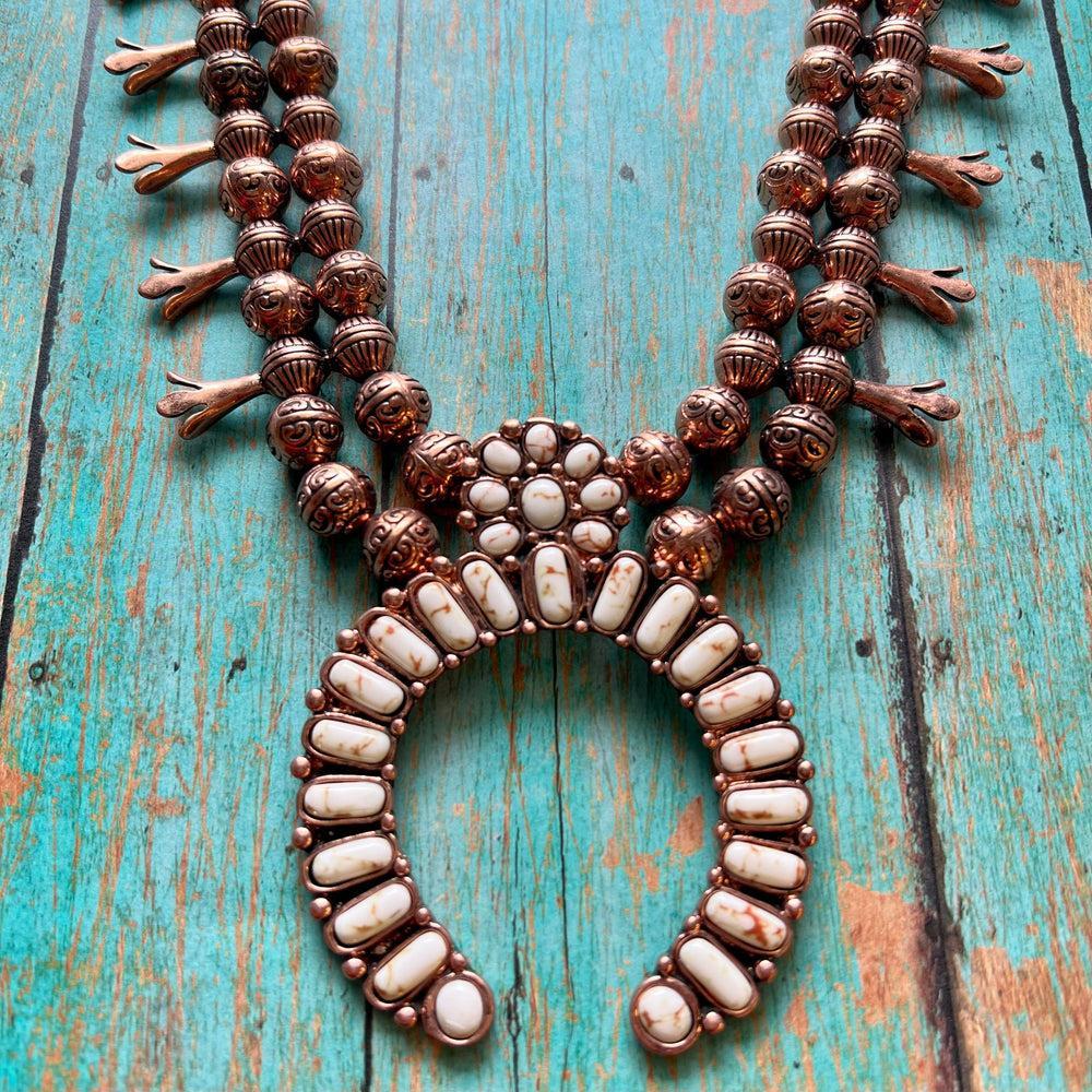 Montezuma Copper Squash Necklace Product Image