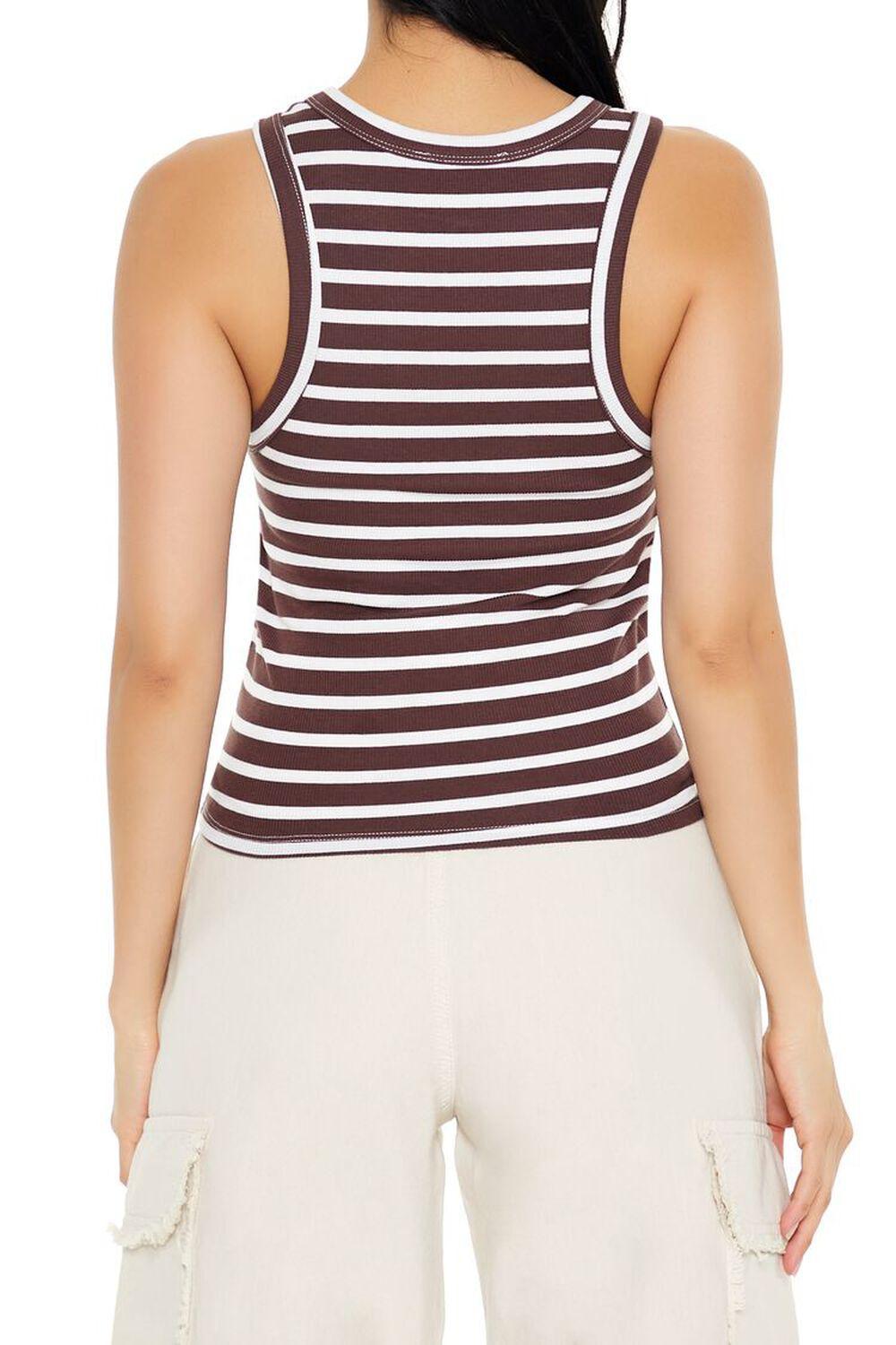 Striped Rib-Knit Tank Top | Forever 21 Product Image