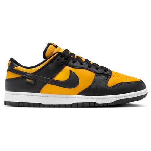 Nike Mens Nike Dunk Low - Mens Shoes Black/Gold/White Product Image