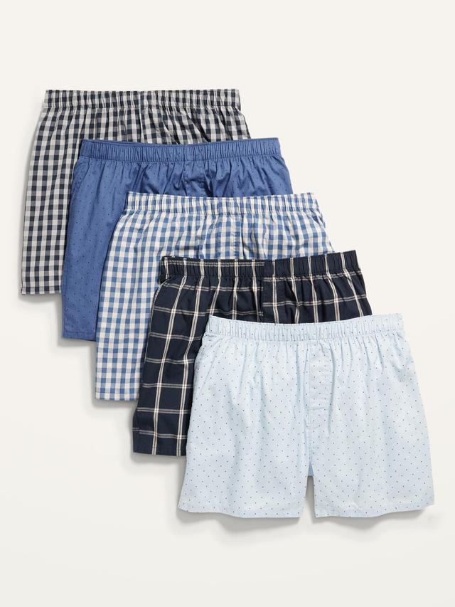 5-Pack Soft-Washed Boxer Shorts -- 3.75-inch inseam Product Image