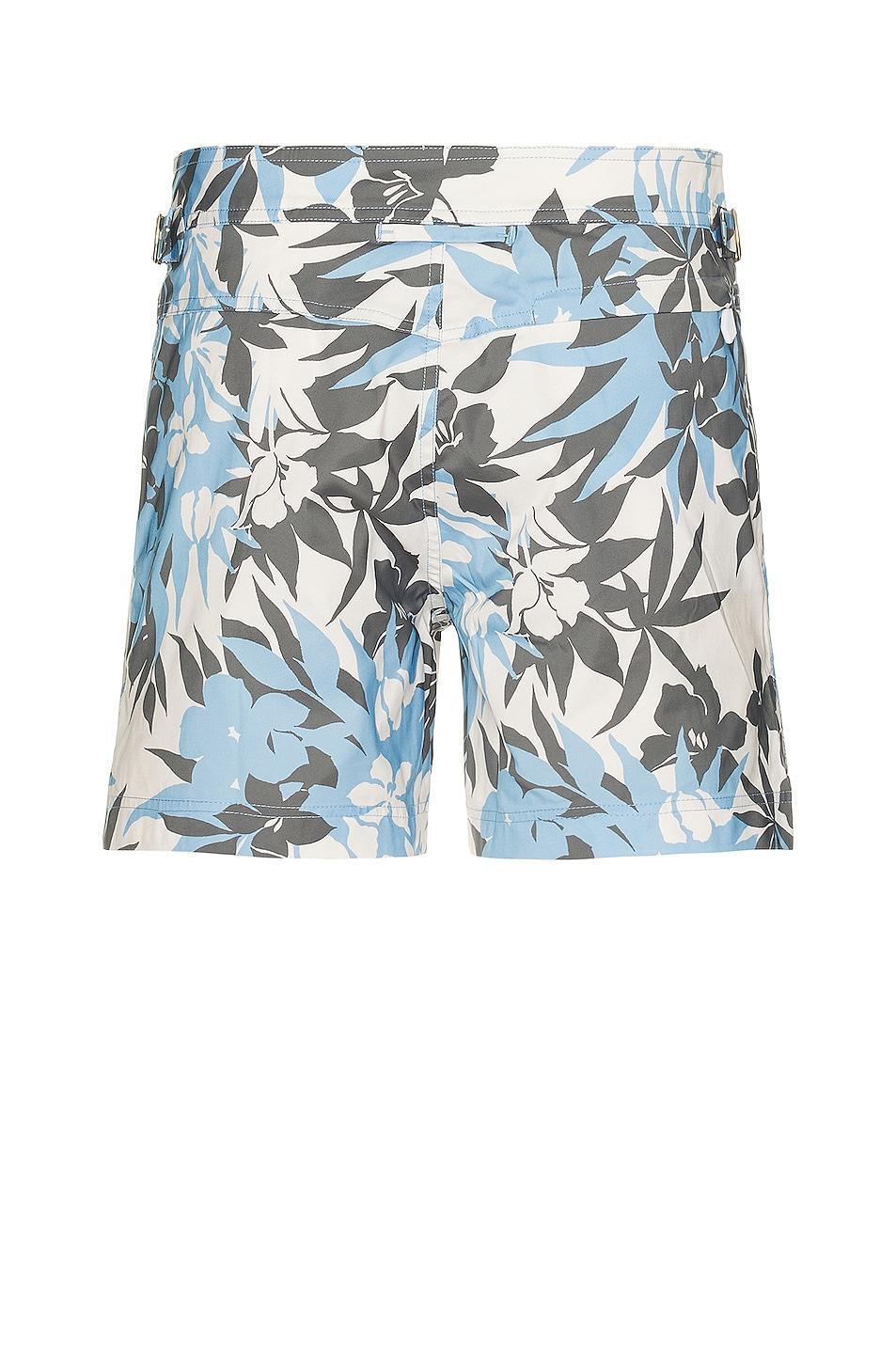 TOM FORD Tropical Swim Short Blue. (also in 46, 48). Product Image