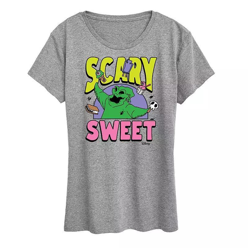 Disneys Nightmare Before Christmas Oogie Boogie Womens Scary Sweet Graphic Tee Product Image