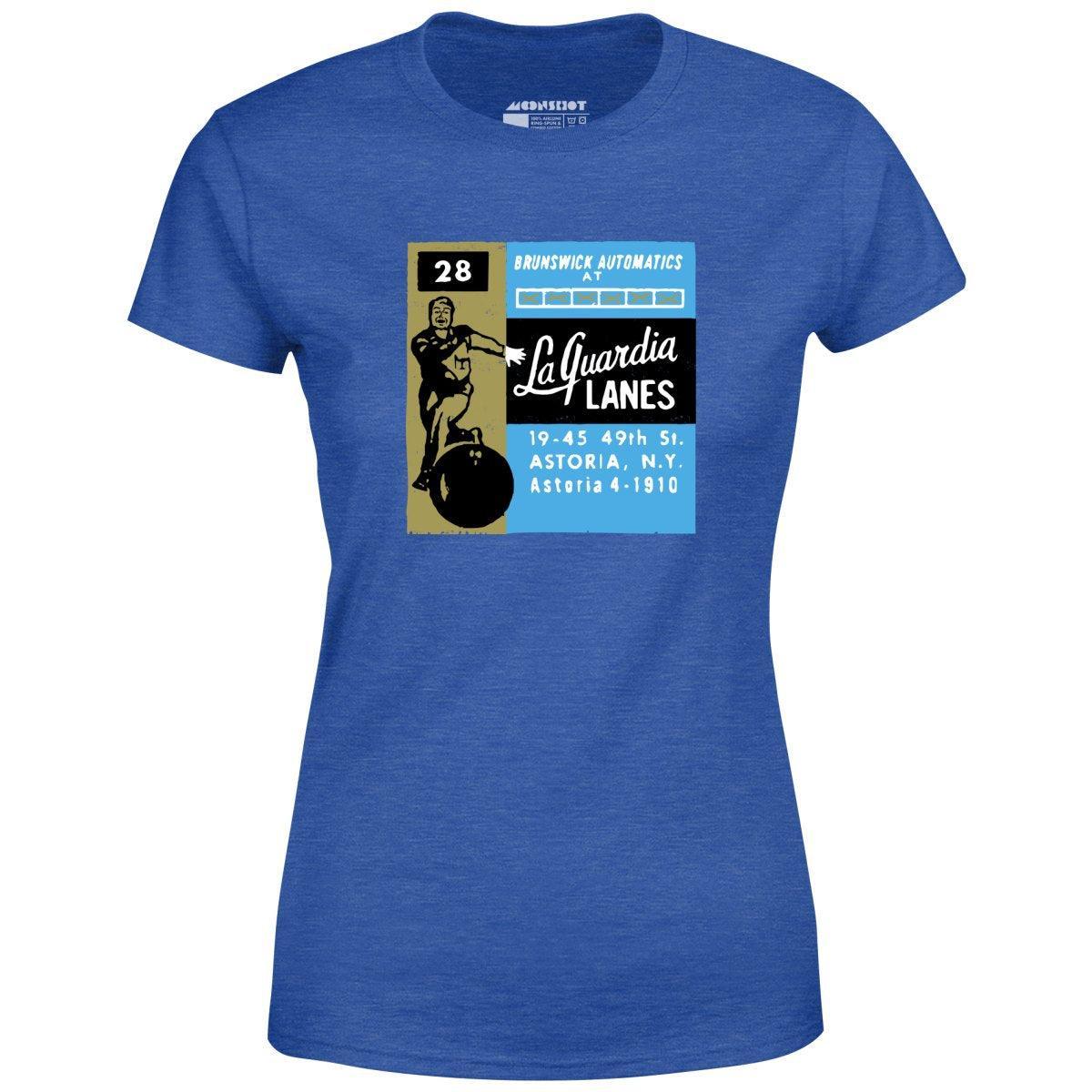 La Guardia Lanes - Astoria, NY - Vintage Bowling Alley - Women's T-Shirt Female Product Image