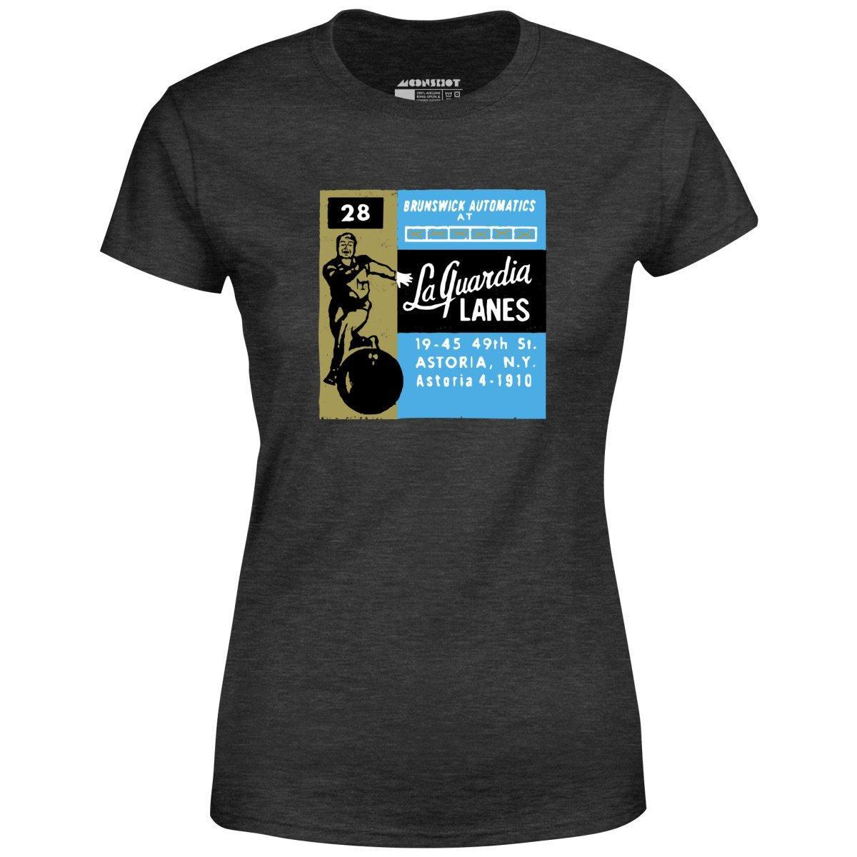 La Guardia Lanes - Astoria, NY - Vintage Bowling Alley - Women's T-Shirt Female Product Image