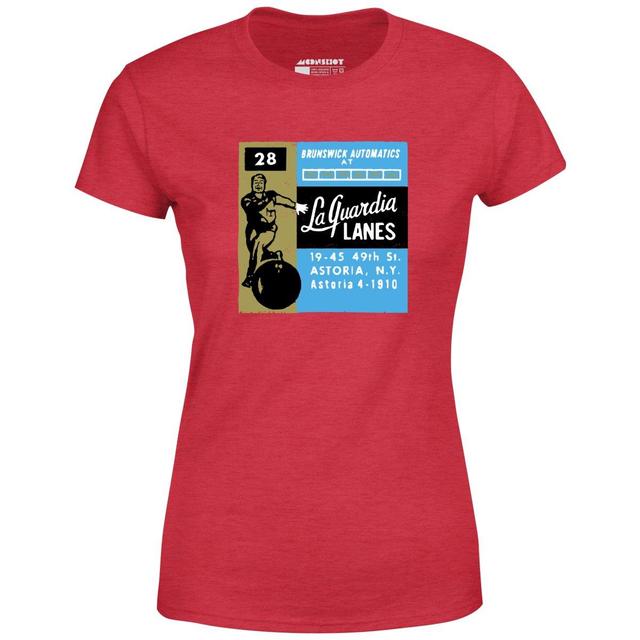 La Guardia Lanes - Astoria, NY - Vintage Bowling Alley - Women's T-Shirt Female Product Image