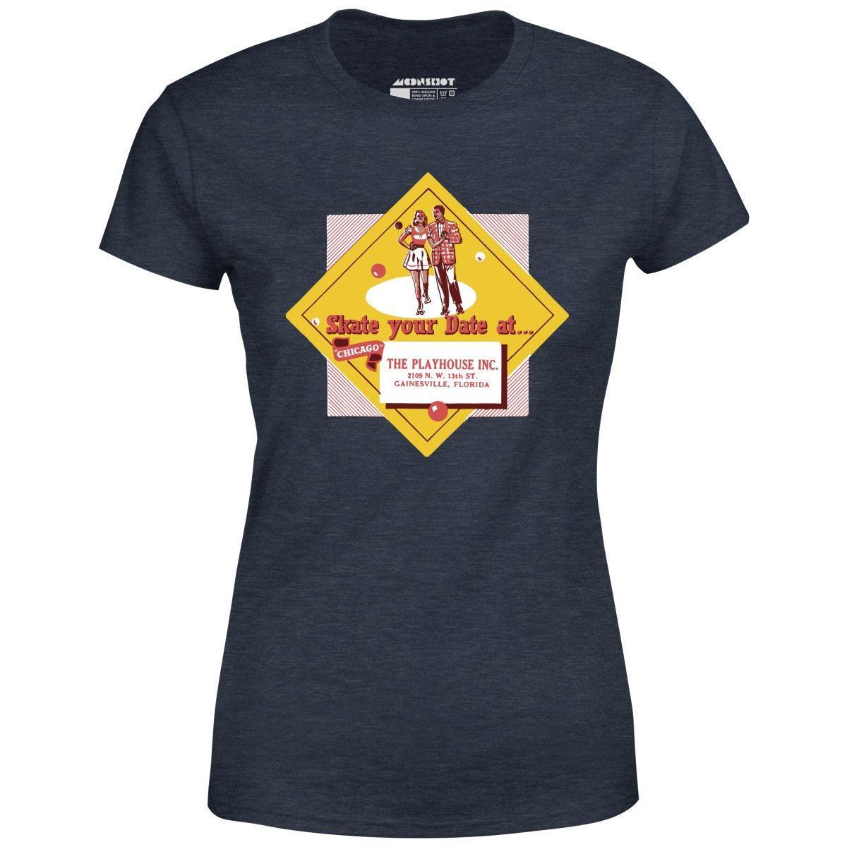 The Playhouse - Gainesville, FL - Vintage Roller Rink - Women's T-Shirt Female Product Image