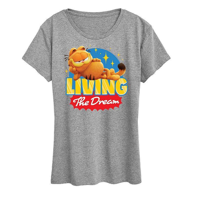 Womens The Garfield Movie Living The Dream Graphic Tee Product Image