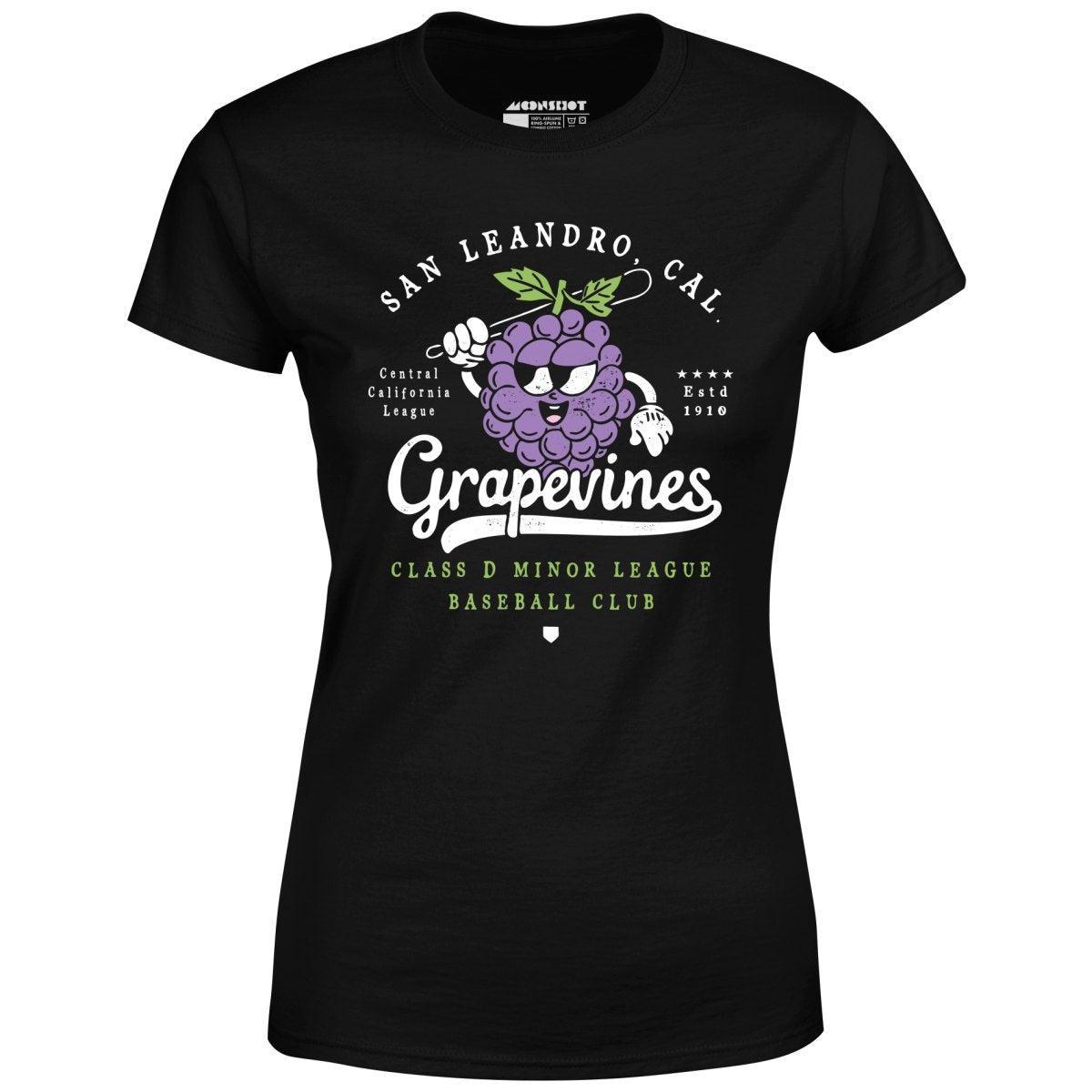 San Leandro Grapevines - California - Vintage Defunct Baseball Teams - Women's T-Shirt Female Product Image